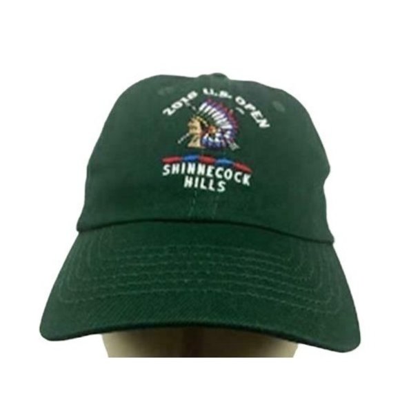 2018 US Open Shinnecock Hills USGA Golf Cap Member Hat Adjustable Green - Picture 1 of 4